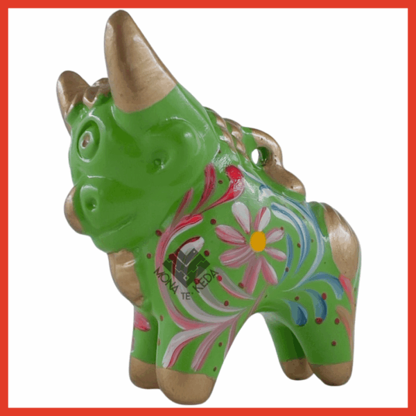 torito pucara verde Torito de Pucará "Valle Esmeralda" (Tamaño 2)