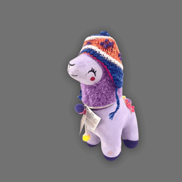Peluche de llamita morado