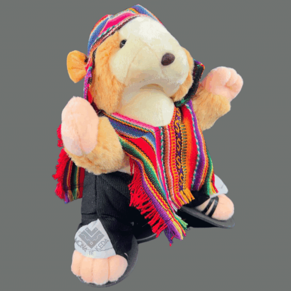 Cuy Peluche Andino – con Poncho y Chullo peruanaso