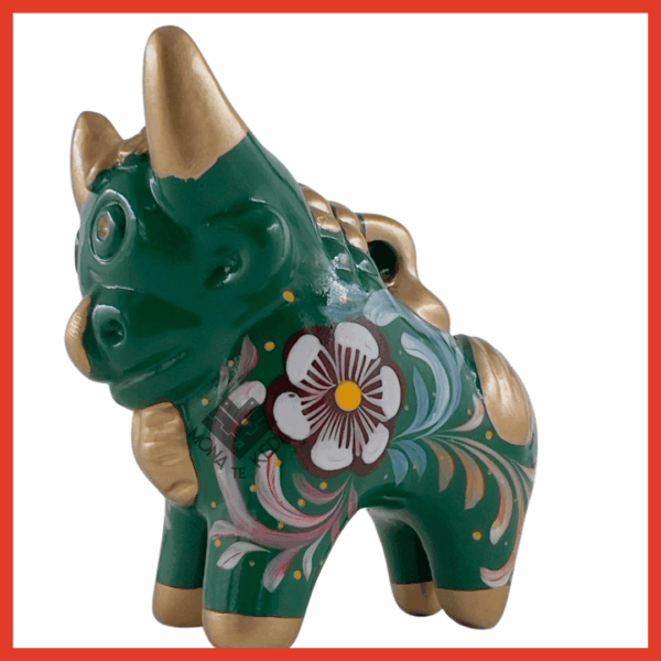 TORITO PUCARA VERDE Torito de Pucará "Raíces Andinas" (Tamaño 2 )