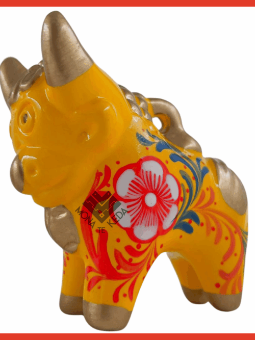 Torito de Pucará "Sol Andino" (Tamaño 2)