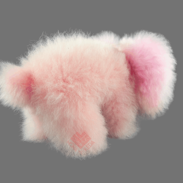 Elefante de color rosa Suavidad y ternura