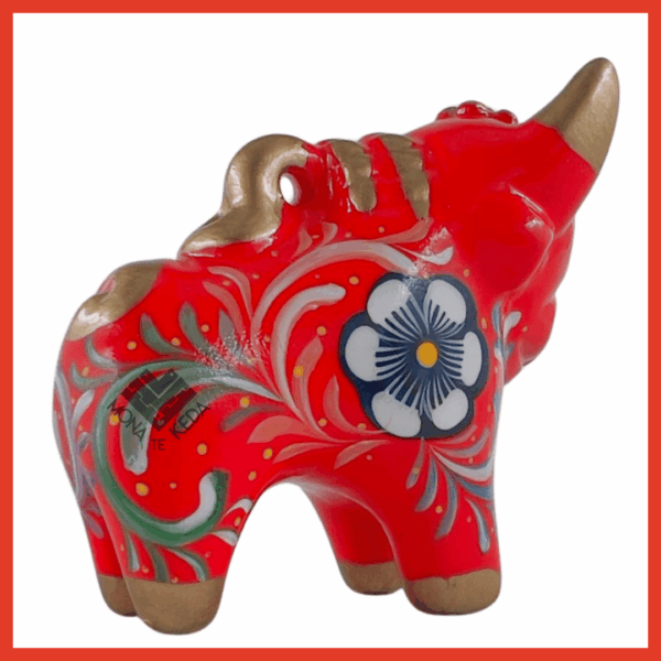 Torito de Pucará "Fuego Sagrado" (Tamaño 2)