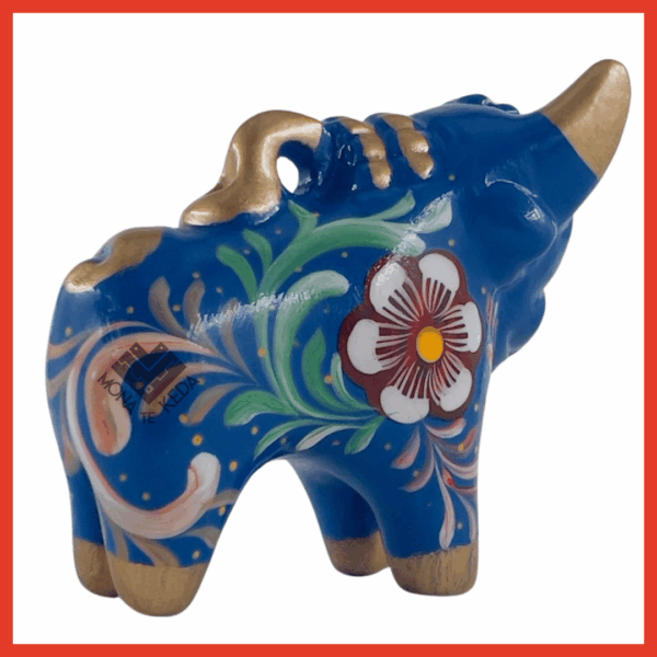 Torito de Pucará "Cielo Andino" (Tamaño 2)