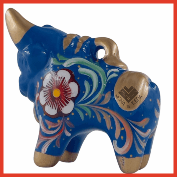 Torito de Pucará "Cielo Andino" (Tamaño 2)