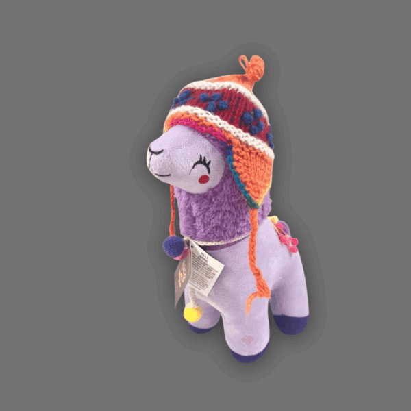 Peluche de llamita morado