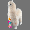 Llama Andina con Pompones Multicolores (Tamaño 4)