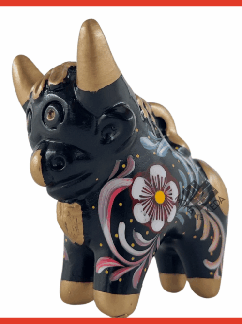 Torito de Pucará "Noche Andina" (Tamaño 2)