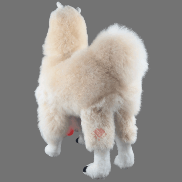 Llama Andina con Pompones Multicolores (Tamaño 4)