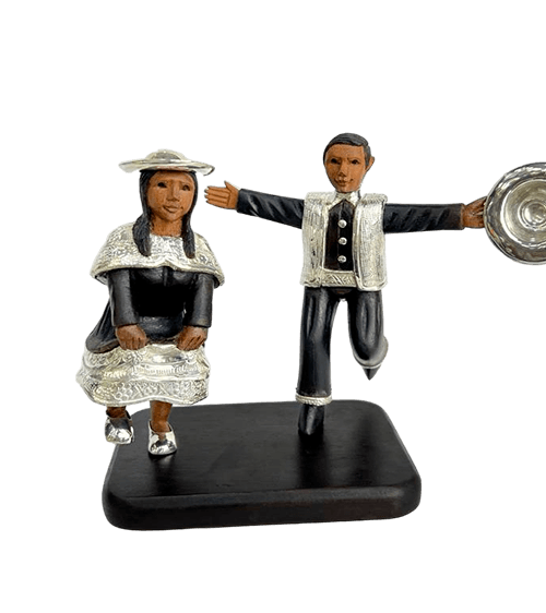 PAREJA DE HUAYLAS PLATA 950