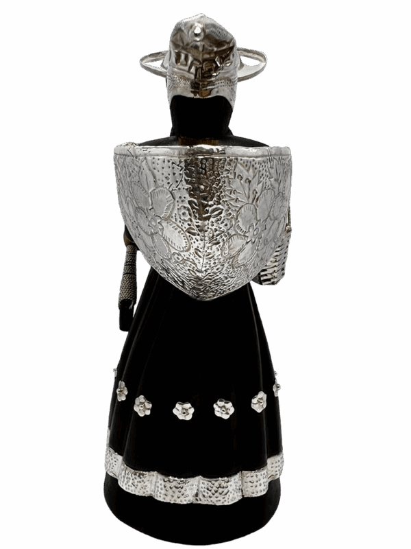 HILADORA CON BEBE DE PLATA