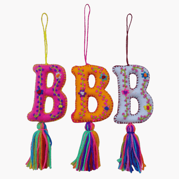 LETRAS BORDADAS NAVIDEÑAS