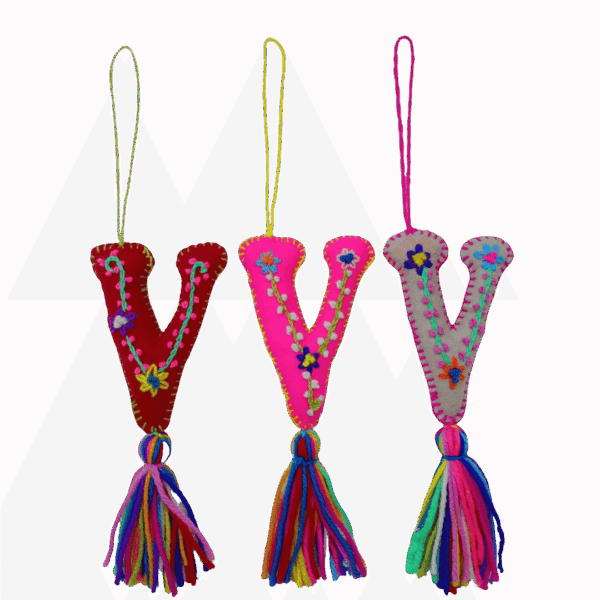 LETRAS BORDADAS NAVIDEÑAS