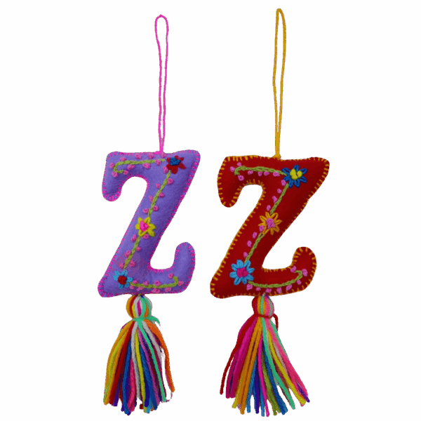 LETRAS BORDADAS NAVIDEÑAS